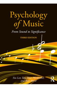 Coperta cărții 'Psychology of Music: From Sound to Significance - Siu-lan Tan'