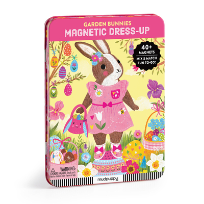 Coperta cărții 'Garden Bunnies Magnetic Dress-Up -'