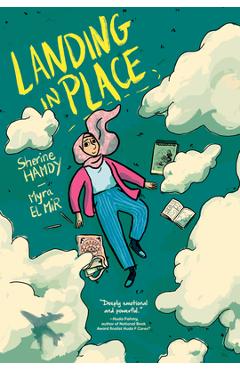 Coperta cărții 'Landing in Place: A Graphic Novel - Sherine Hamdy'