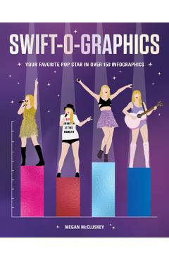 Coperta cărții 'Swift-O-Graphics: Your Favorite Pop Star in Over 120 Infographics - Megan Mccluskey'
