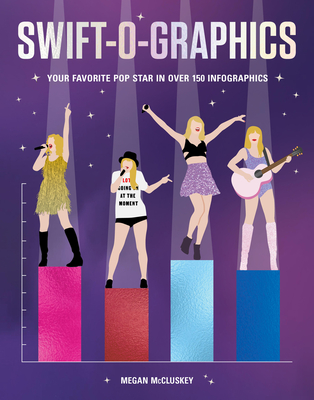 Coperta cărții 'Swift-O-Graphics: Your Favorite Pop Star in Over 120 Infographics - Megan Mccluskey'