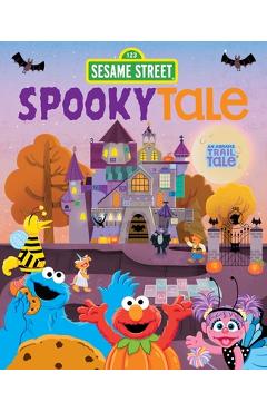 Coperta cărții 'Sesame Street Spookytale (an Abrams Trail Tale): A Halloween Visit to Count's Castle -'