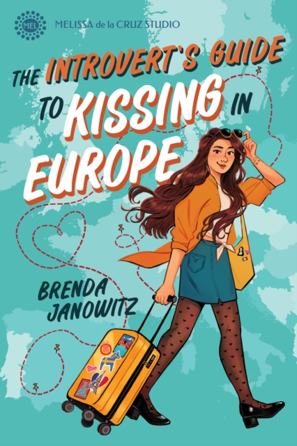 Coperta cărții 'The Introvert's Guide to Kissing in Europe - Brenda Janowitz'