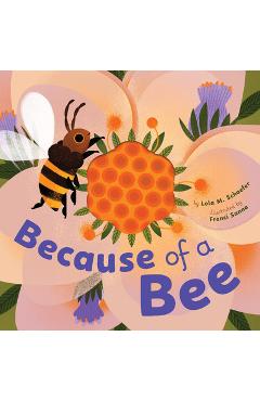 Coperta cărții 'Because of a Bee - Lola M. Schaefer'