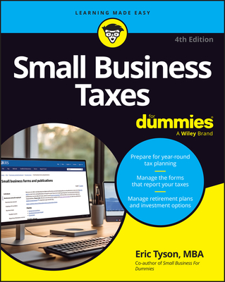 Coperta cărții 'Small Business Taxes for Dummies - Eric Tyson'