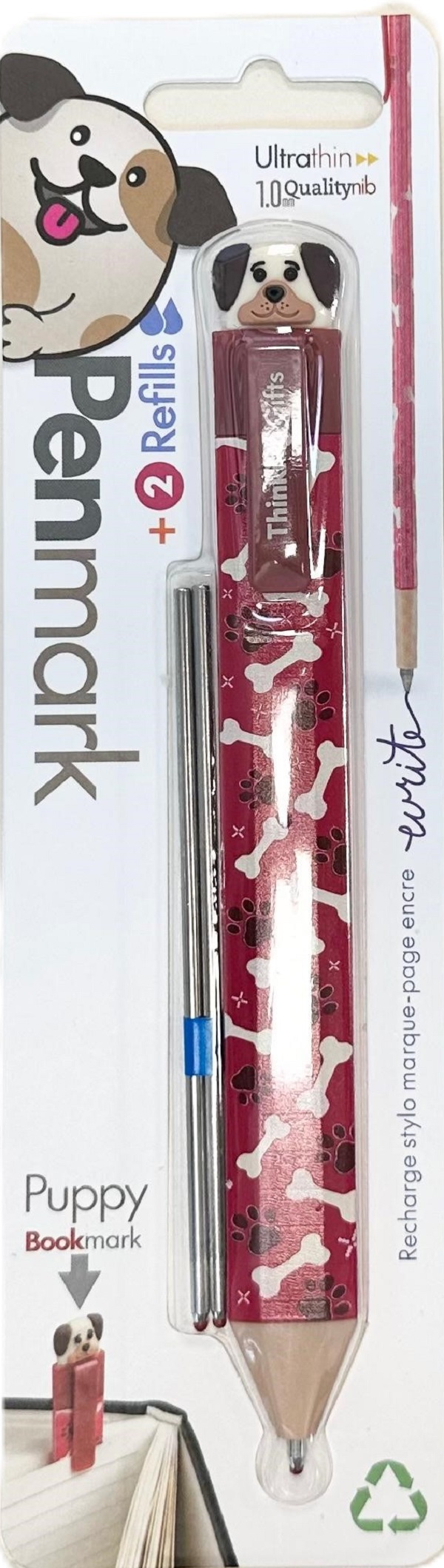 Semn de carte: Tip pix. Catelus