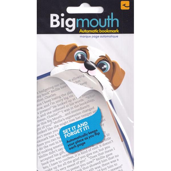 Semn de carte colt pagina: Catelus. Big mouth puppy