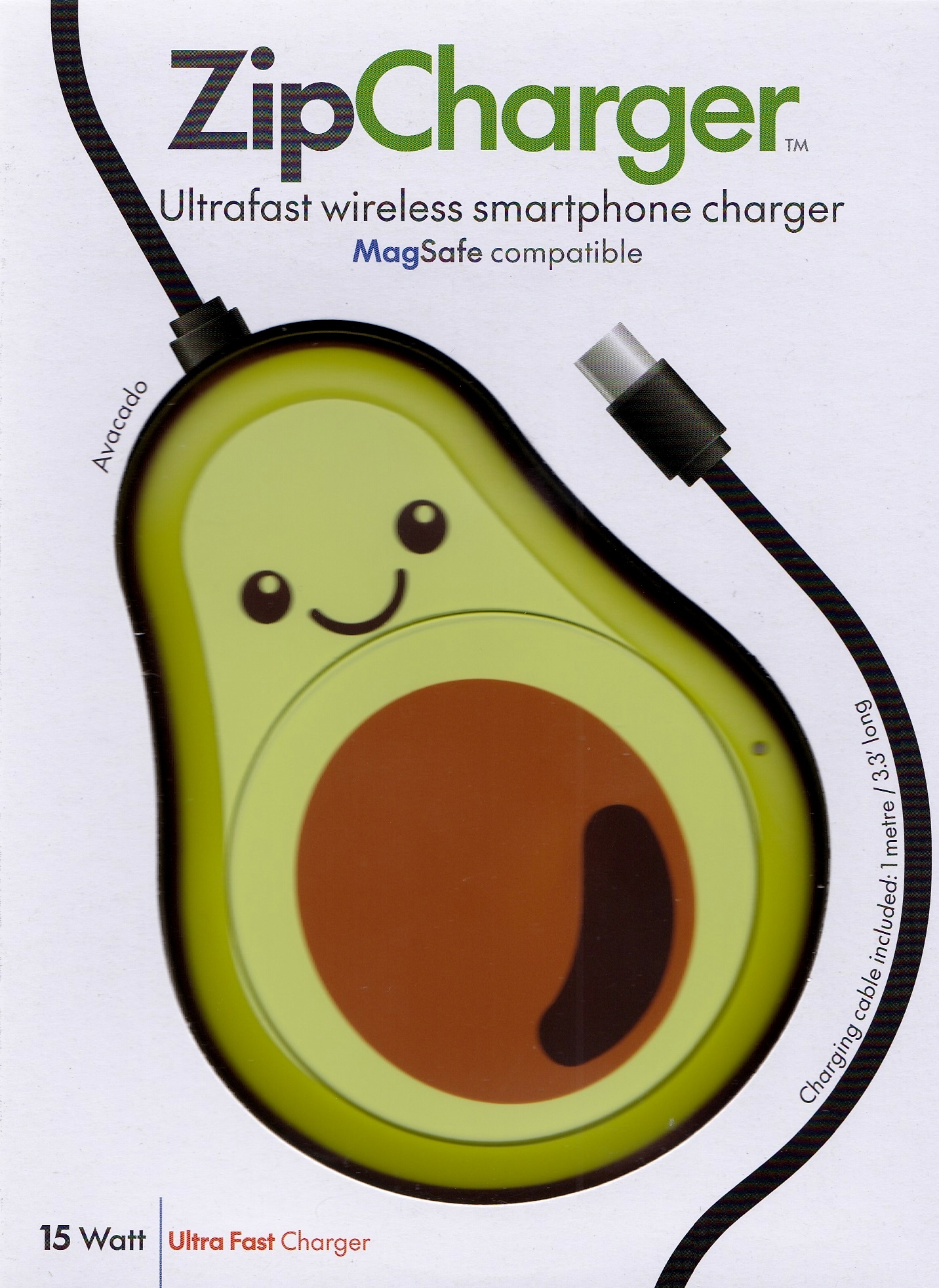Incarcator wireless: Avocado. Zipcharger Avocado