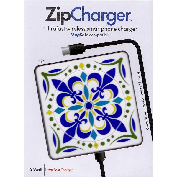 Incarcator wireless: Model ceramica. Zipcharger tile