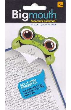 Poza produsului Semn de carte colt pagina: Broscuta. Big mouth frog