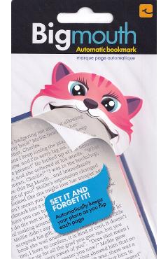 Poza produsului Semn de carte colt pagina: Pisicuta. Big mouth kitty