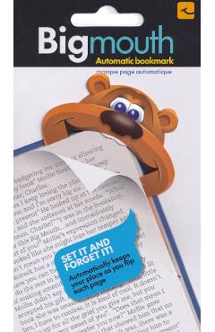 Poza produsului Semn de carte colt pagina: Urs brun. Big mouth brown bear