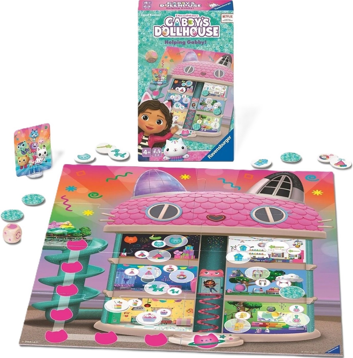 Joc de societate: Helping Gabby. Gabby's Dollhouse