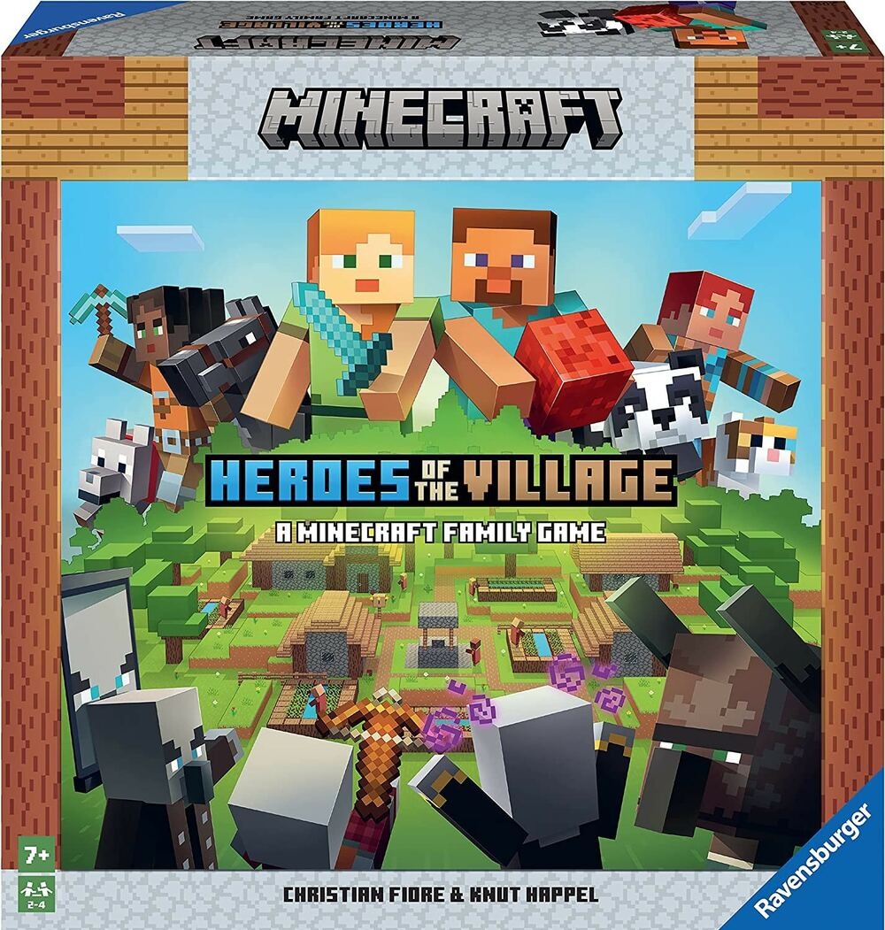 Joc de societate: Heroes of the Village. Minecraft