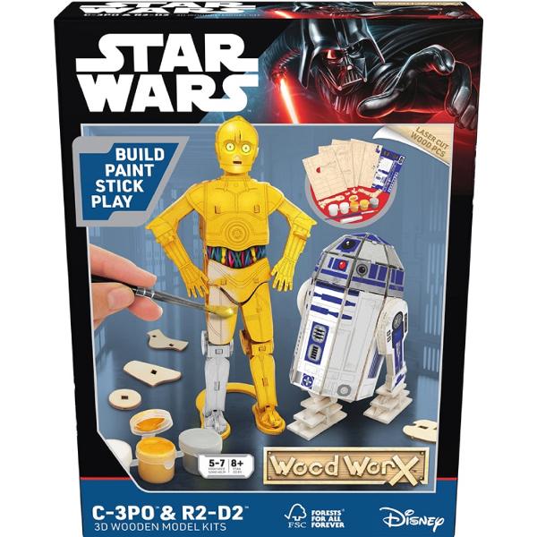 Macheta de asamblat Star Wars: C-3PO si R2D2