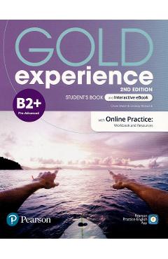 Poza produsului Gold Experience 2nd Edition B2+ Pre-Advanced, Student's Book and Interactive eBook - Clare Walsh, Lindsay Warwick