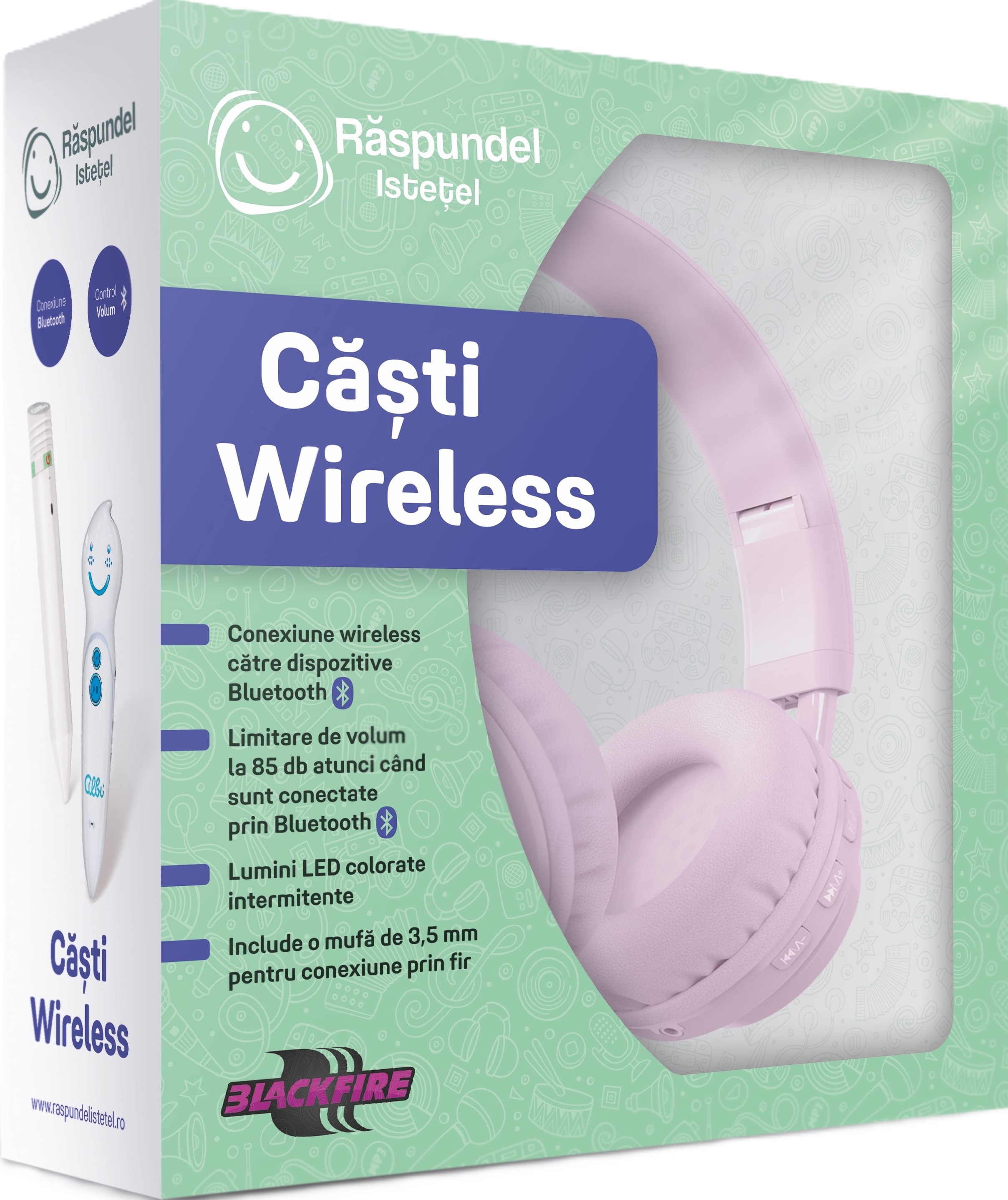 Casti wireless: Roz. Raspundel Istetel