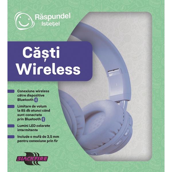 Casti wireless: Albastru. Raspundel Istetel