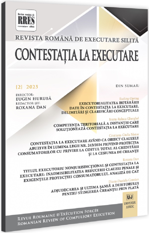 Revista romana de executare silita Nr.2 din 2025