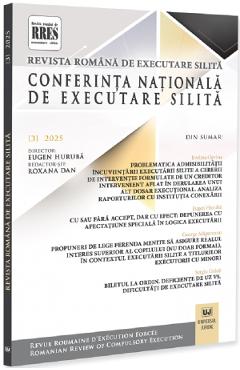 Poza produsului Revista romana de executare silita Nr.3 din 2025