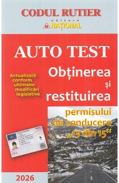 Poza produsului Auto Test. Obtinerea si restituirea permisului de conducere 13 din 15. 2026 - Dan Chiriac