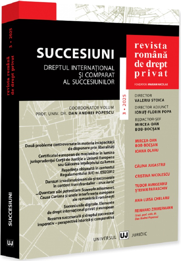 Revista Romana de Drept Privat Nr.3 din 2025