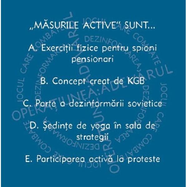 Joc de societate. Operatiunea: Adevarul