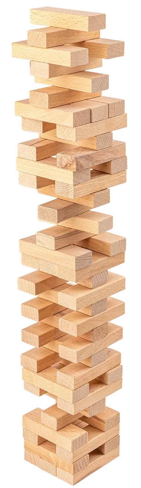 Turnul instabil clasic. Piese din lemn