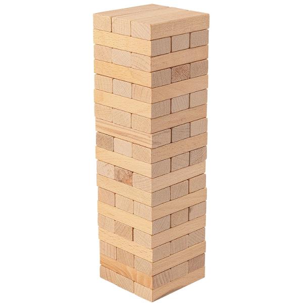 Turnul instabil clasic. Piese din lemn