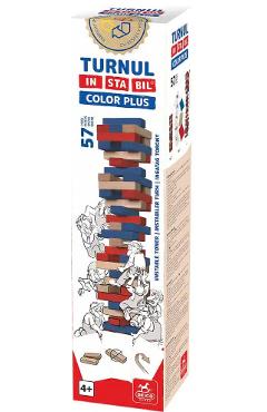 Poza produsului Turnul instabil color Plus. Piese din lemn