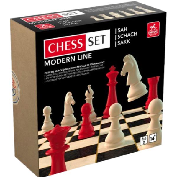 Sah. Modern line. Rosu