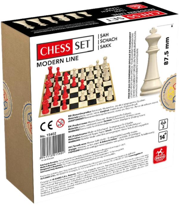 Sah. Modern line. Rosu