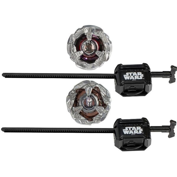 Beyblade X Star Wars. The Mandalorian 3-60F and Moff Gideon 3-80N