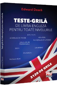 Poza produsului Teste-grila de limba engleza pentru toate nivelurile - Edward Deara