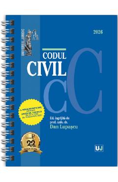 Codul civil Ianuarie 2026 Ed. Spiralata - Dan Lupascu