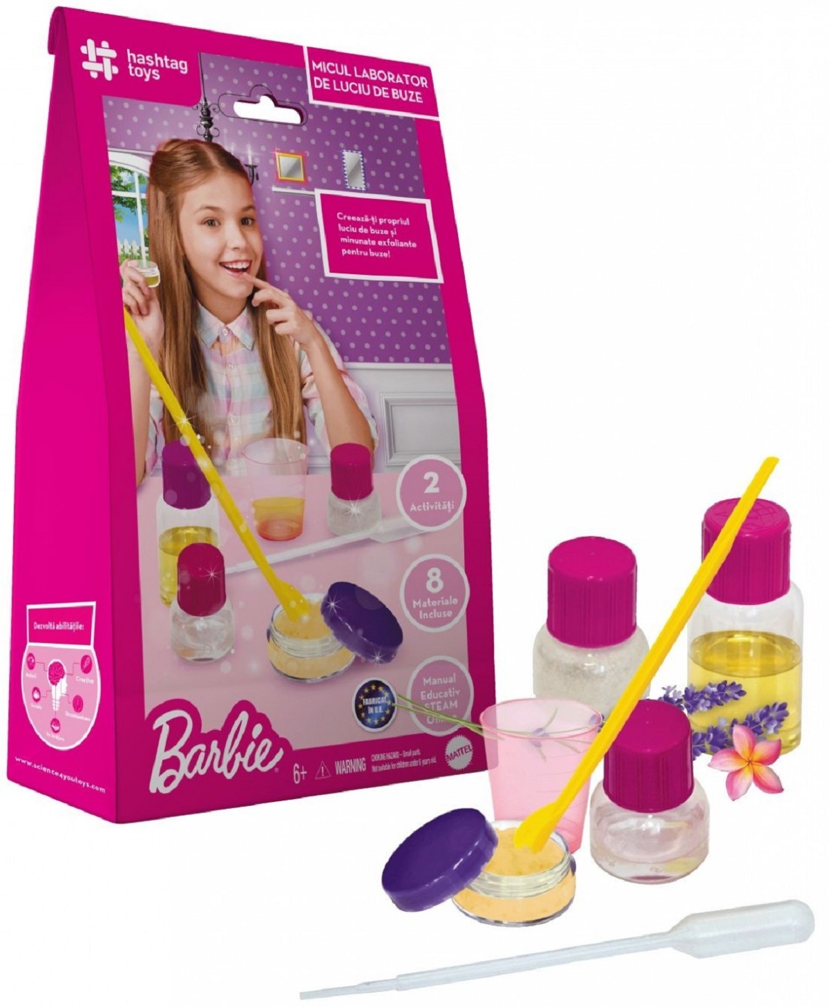 Set Barbie: Micul laborator de luciu de buze