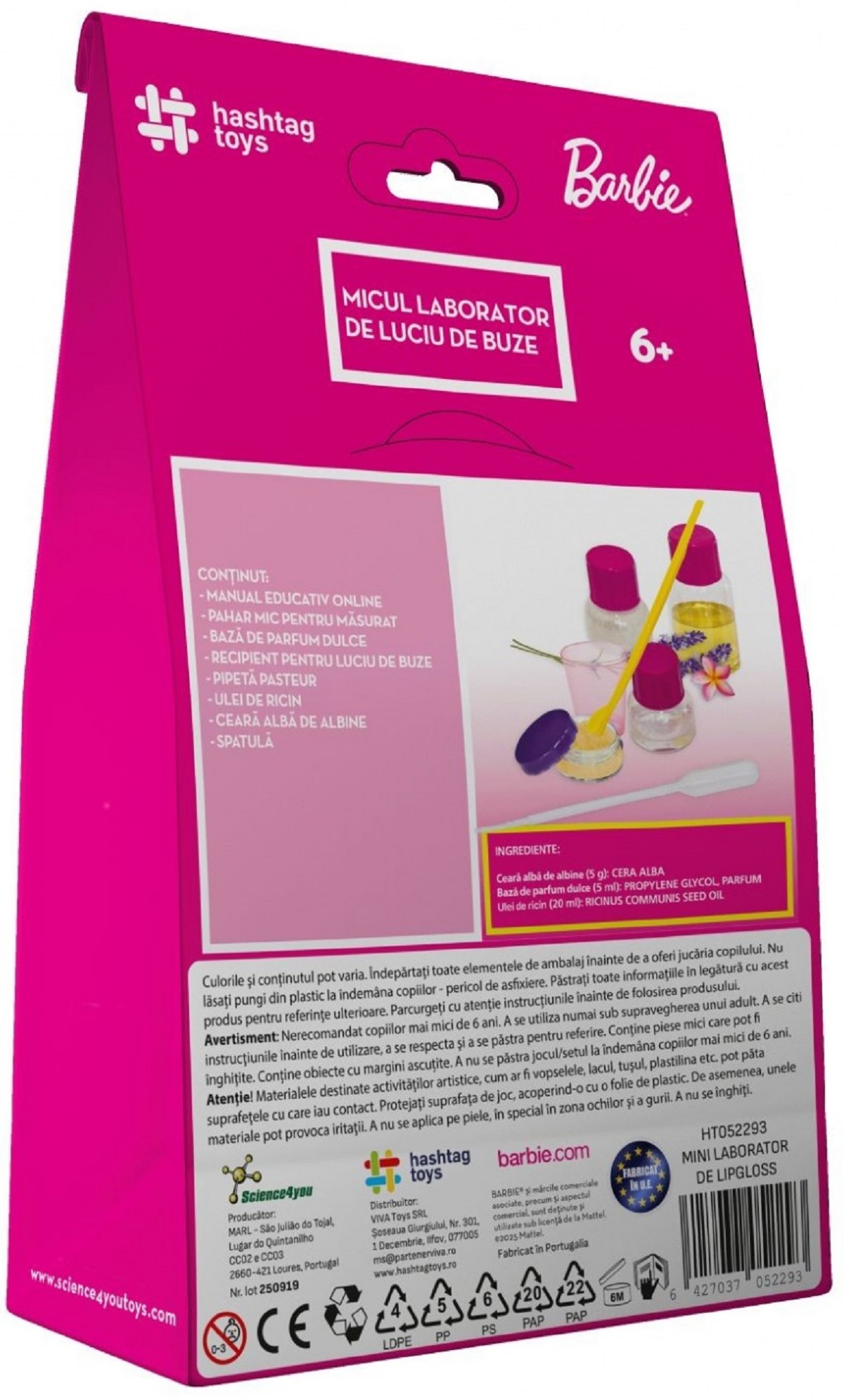 Set Barbie: Micul laborator de luciu de buze