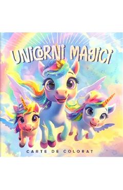 Poza produsului Unicorni magici. Carte de colorat