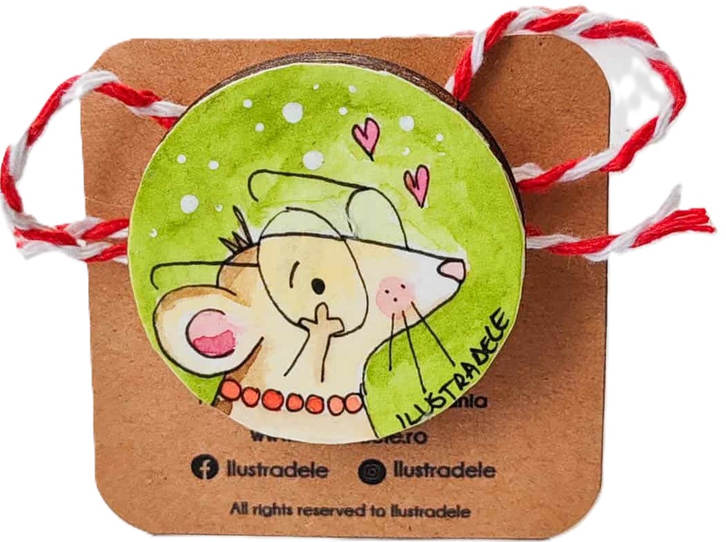 Brosa martisor pictata: Soricica culta