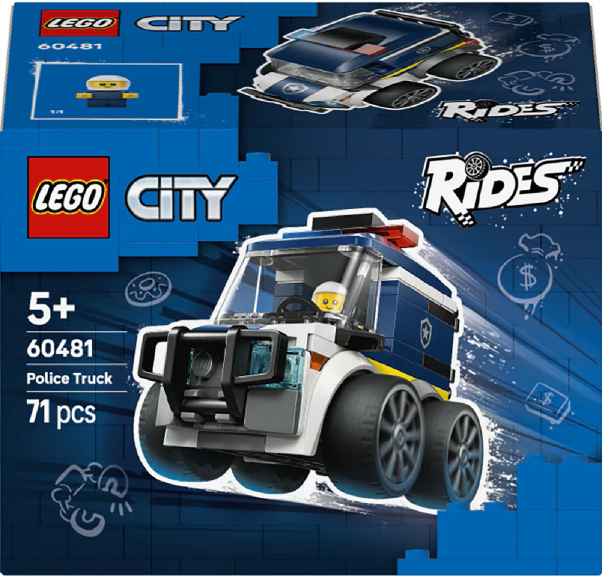 Lego City: Vehicule. Camioneta de politie