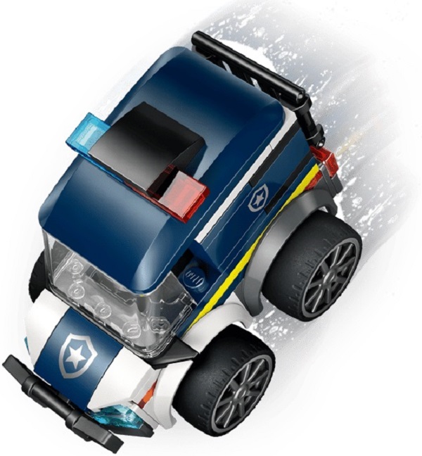 Lego City: Vehicule. Camioneta de politie