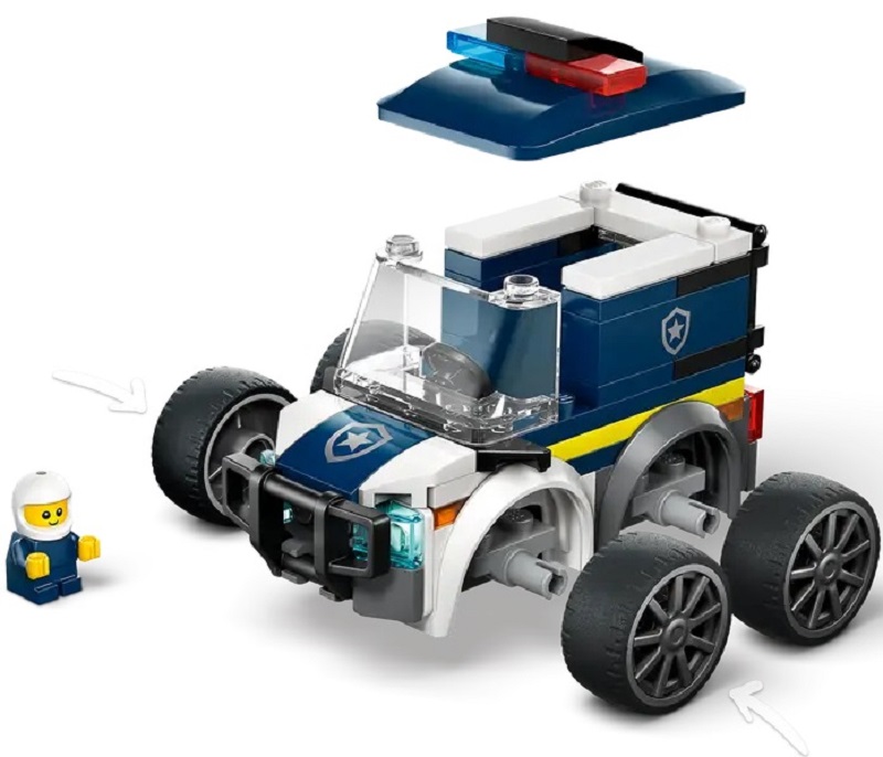 Lego City: Vehicule. Camioneta de politie
