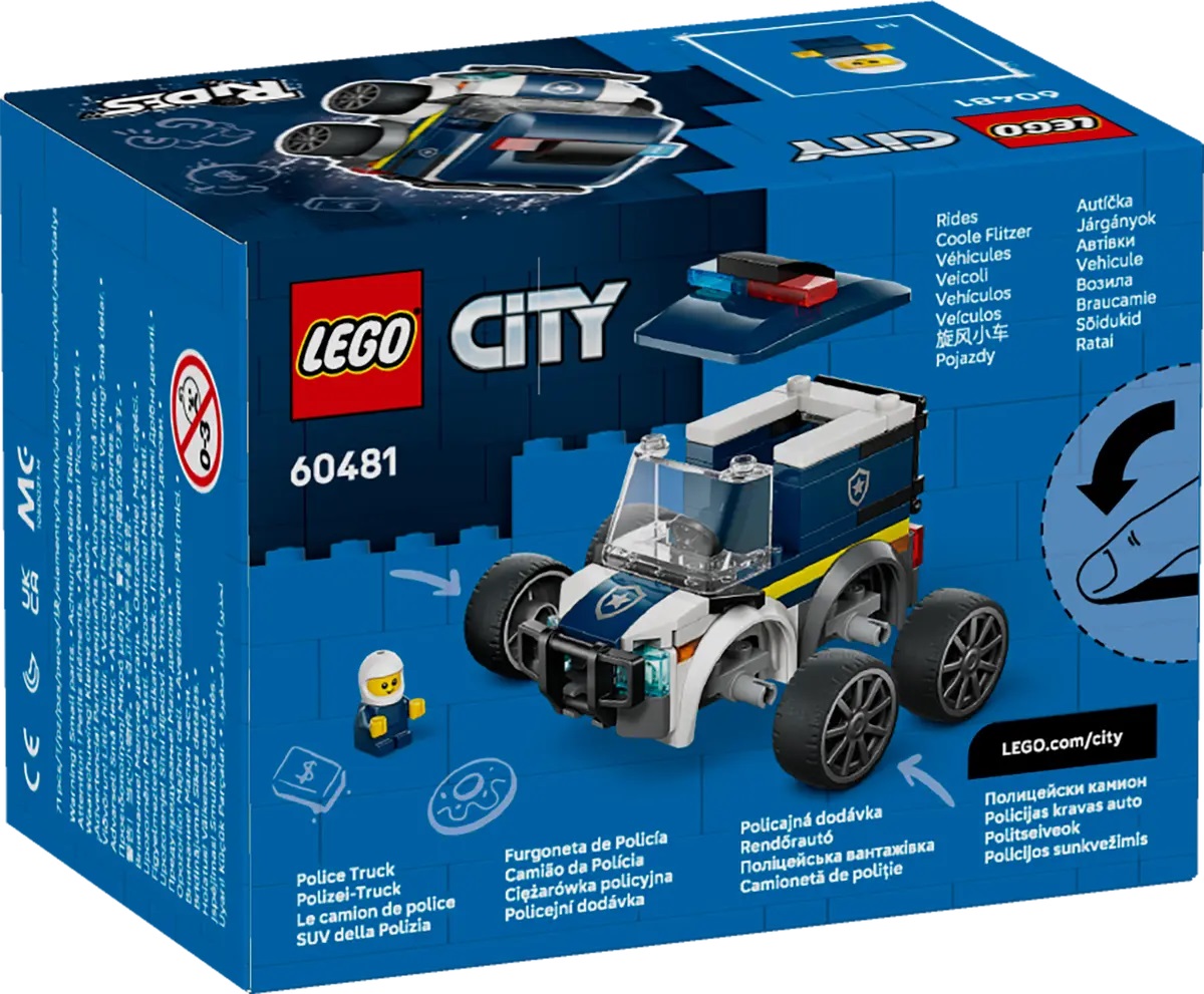 Lego City: Vehicule. Camioneta de politie