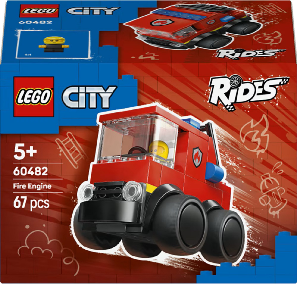 Lego City: Vehicule. Camioneta de pompieri