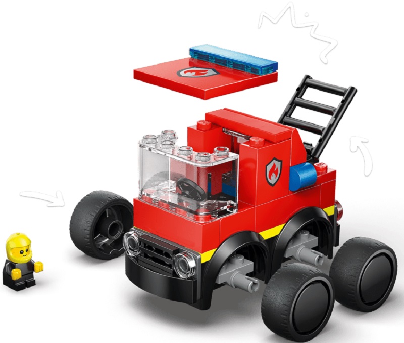 Lego City: Vehicule. Camioneta de pompieri