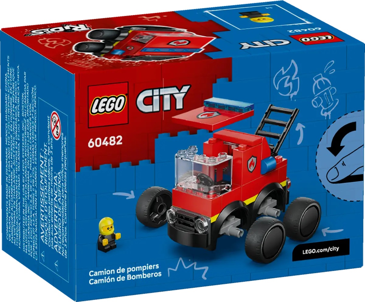 Lego City: Vehicule. Camioneta de pompieri