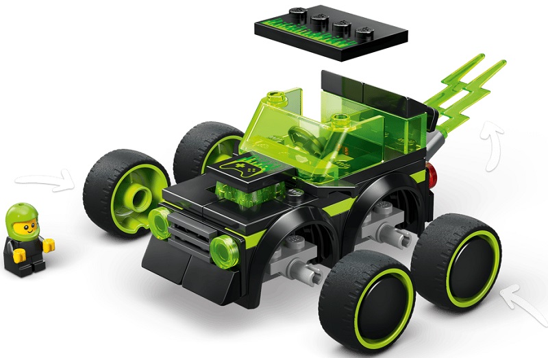 Lego City: Vehicule. Masina de curse din jocuri video