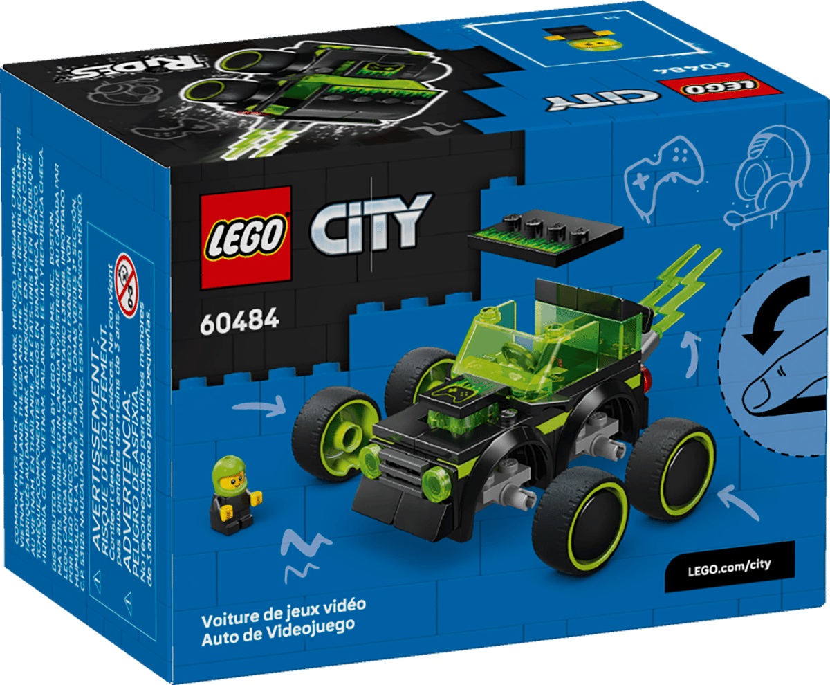 Lego City: Vehicule. Masina de curse din jocuri video