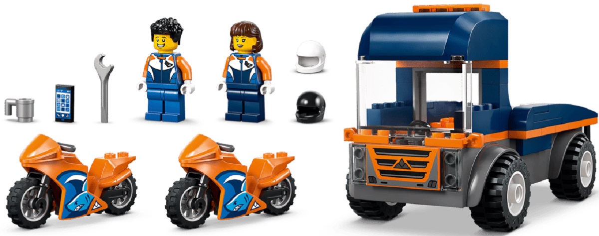 Lego City: Transportor de motociclete