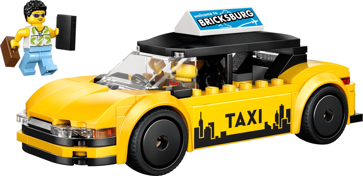 Lego City: Taxi galben